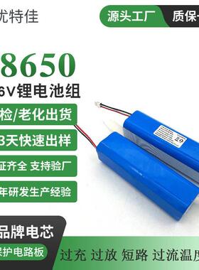 18650锂电池组5200mAh 14.8V扫地机器人 吸尘器电池可定制带提手