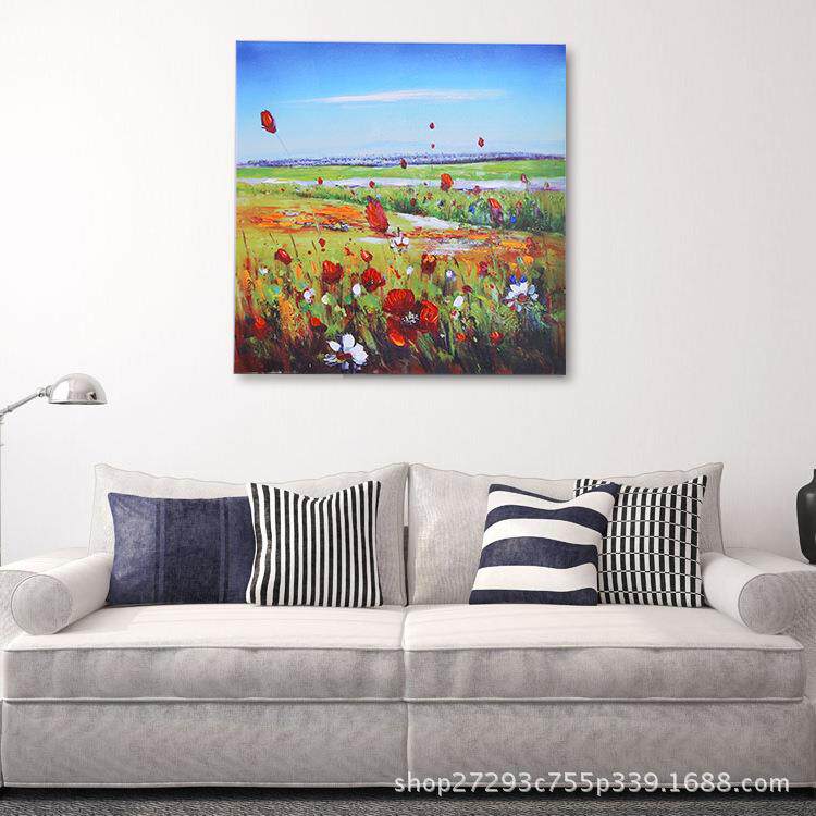 厂家直销花卉油画 装饰画 无框画 丙稀画 工艺画 oil painting