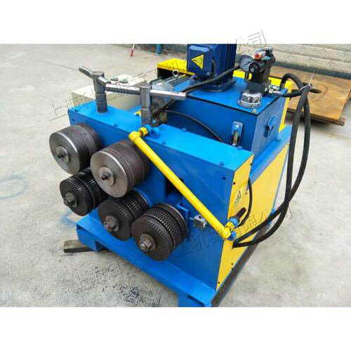 50槽钢角钢盘圆机 C型钢内卷外卷成型设备 内翻角铁卷弧机易操作