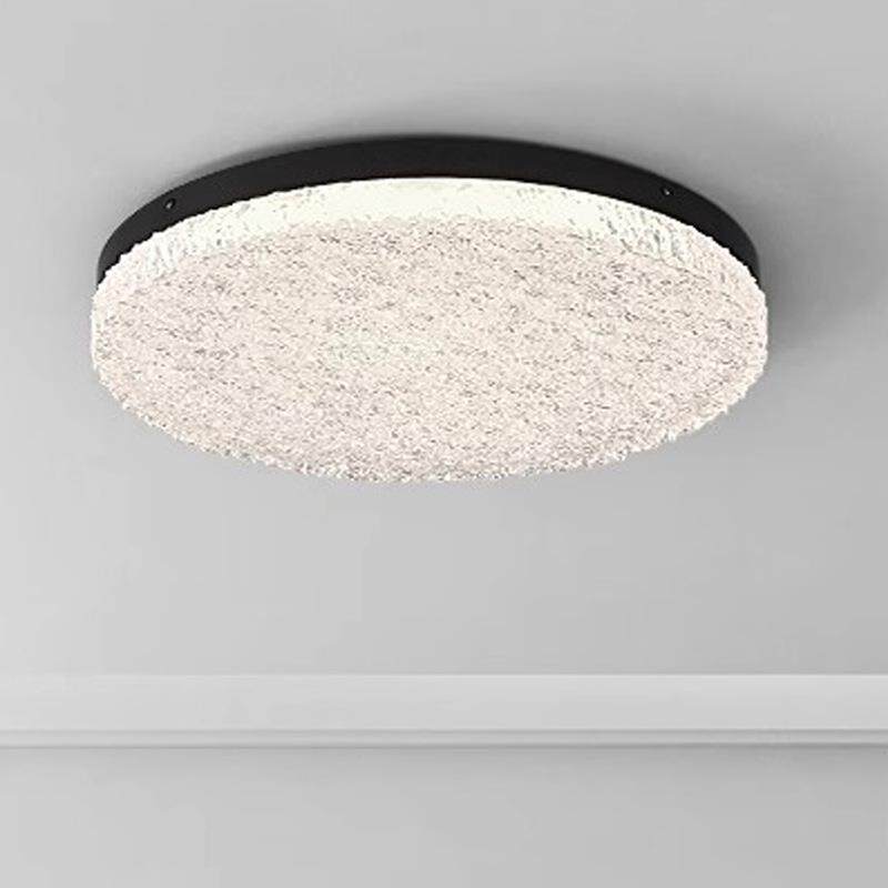 古镇灯饰意式轻奢吸顶灯高级感树脂圆形房间卧室书房灯