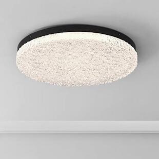 古镇灯饰意式 轻奢吸顶灯高级感树脂圆形房间卧室书房灯