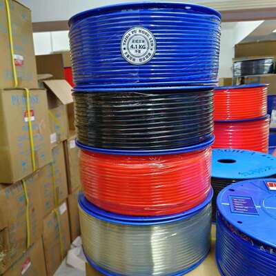 台达新同力聚氨酯pu空压机气管NPU6*4气动气管软管红黑蓝透明色