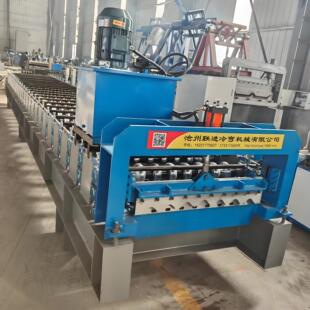 780横挂板压瓦机全自动波纹板大圆弧彩钢瓦单设备双层压瓦机机械