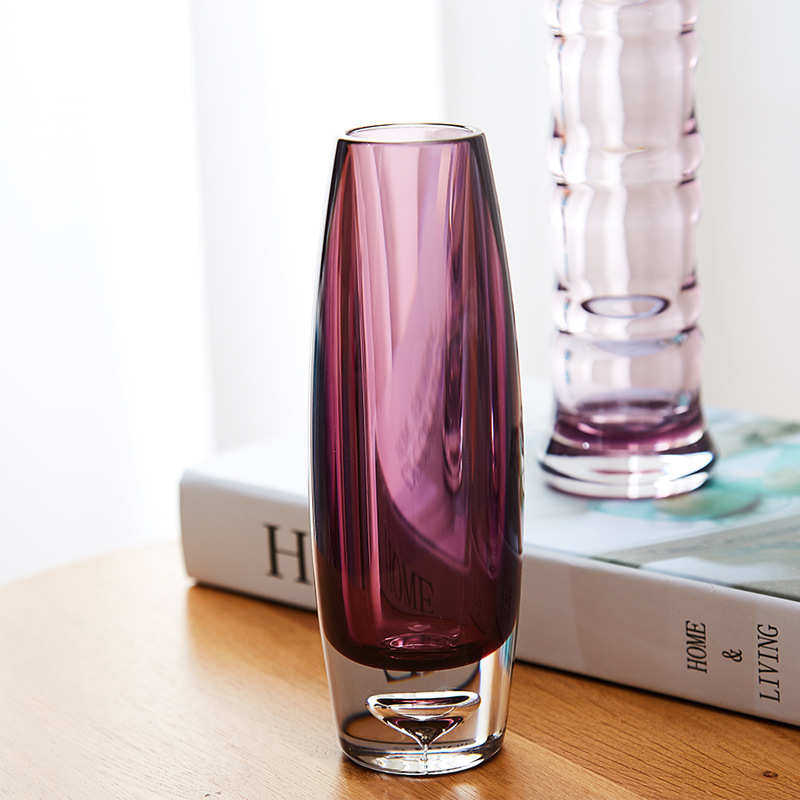 ins北欧风格单支小口花瓶简约现代客厅桌面透明塑料玫瑰花器防摔,家居饰品,花瓶,淘宝优惠券,粉丝福利购,淘宝优惠卷