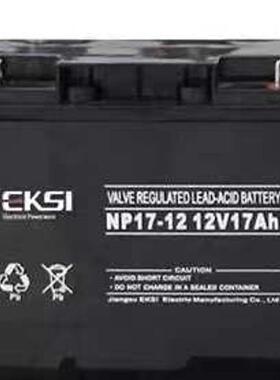 EKSI爱克赛UPS蓄电池NP100-12/12v7ah17a24a38ah65a100a120a150ah