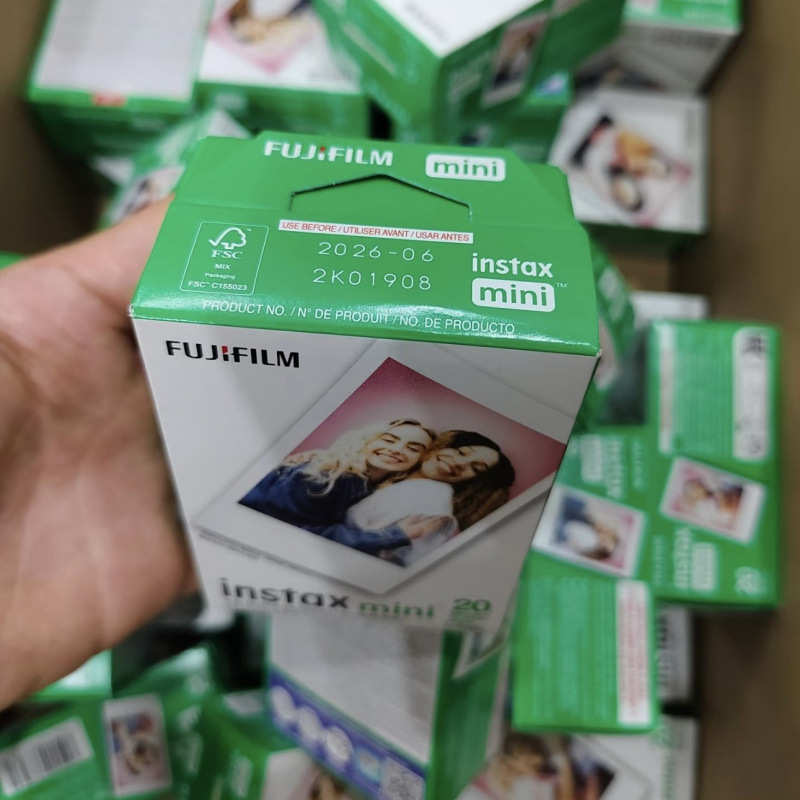 富士拍立得相纸3寸20张白边 适用instax mini 拍立得相纸胶片批发
