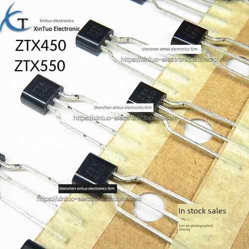 全新进口原装 ZTX450 ZTX550 直插TO-92S 音频发烧对管三极管