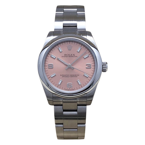 免费送检 98新Rolex/劳力士31mm蚝式恒动177200粉盘自动机械女表
