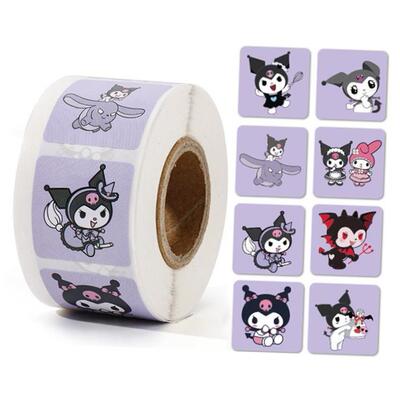sanrio stickers roll kuromi cinnamoroll sticker boy girl贴纸