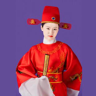 中秋博饼状元帽状元服装状元帽新郎帽中式婚礼中状元驸马博饼状元