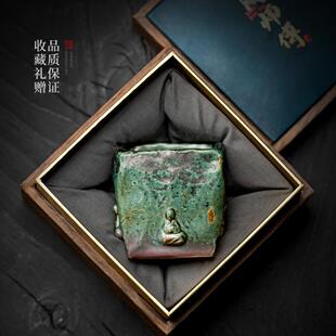 念云居手作敦煌印象茶盏品茗杯家用高端把玩茶器陶瓷茶杯小杯子