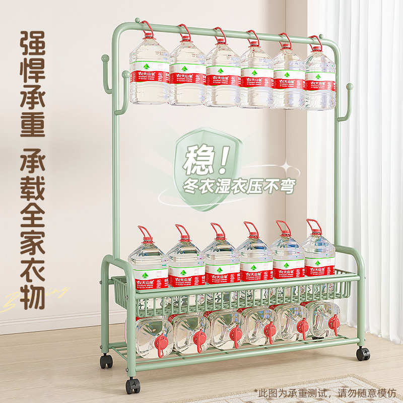 晾衣架落地家用卧室内折叠学生宿舍晒挂衣架阳台置物简易凉衣服杆