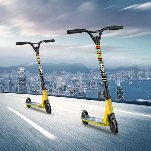 两轮儿童大人成人校园代步竞技花式特技车极限滑板车运动Scooter
