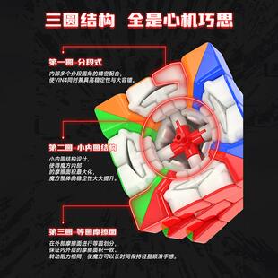 Vin2阶4阶磁力UV钻面亮面双版本魔友力推Vin四CUBE60mm尺寸一件代