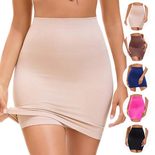High waisted seamless shapewear pants skirt, women's waist