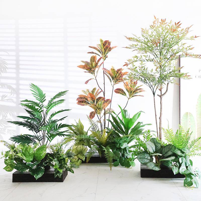 仿真花假花摆设阳台围栏栅栏户外花箱仿真花组合假绿植造景装饰树