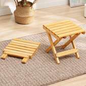 加厚279SMZDD实木马扎小式 凳易子折叠子单人简板凳家用便携儿童浴
