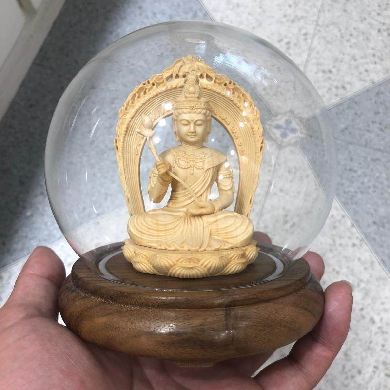 高档桧木雕文释如迦观摩尼大日来殊菩萨净瓶音财神爷关公佛像家居