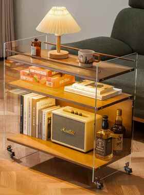 可移沙发边几小意推车创茶几客厅家用几置物动架卧室角床VGK头小