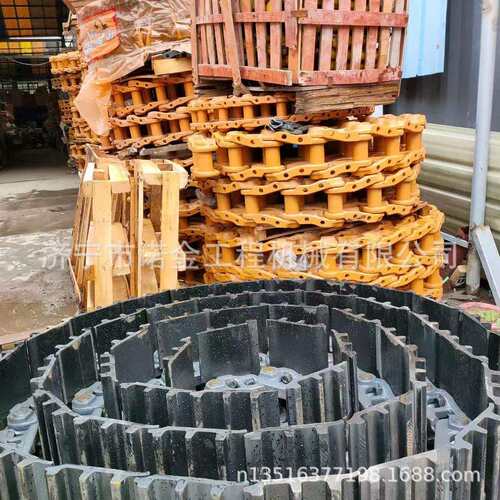 挖掘机支重轮ZX250链条拖轮驱动齿履带总成底盘件