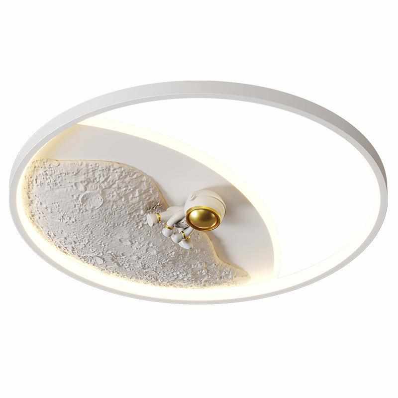 2025新款月球灯ins温馨浪漫网红太空吸顶灯卧室书房儿童房家用