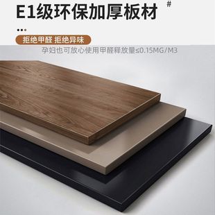 简约现代卧室小桌子 书桌书架一体桌轻奢电脑桌家用实木办公桌台式