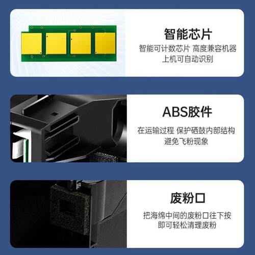 利盟CS521K粉盒CS321硒鼓架CS421 CS521 CX522显影仓CS621废粉盒
