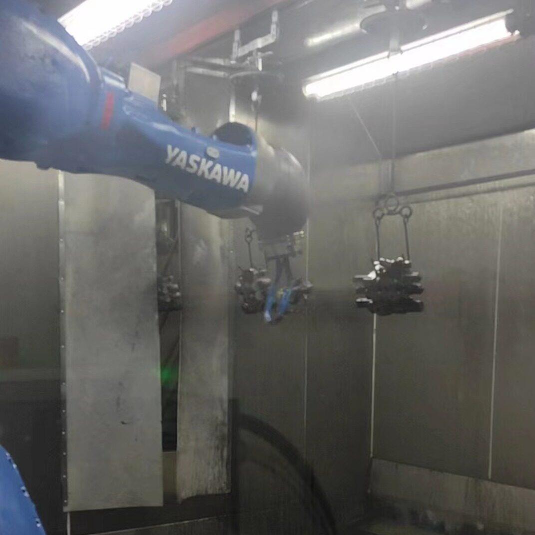 木器家具喷涂机器人自动喷漆机械臂安川机械手喷粉流水线
