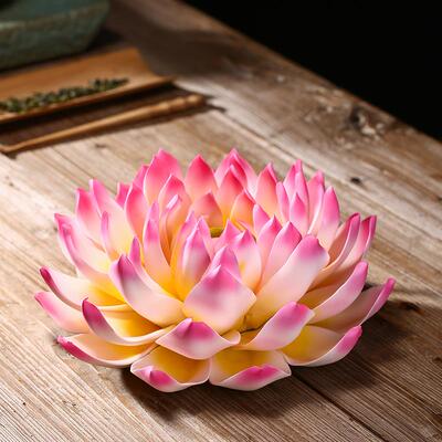 正品禅意大号陶瓷手工莲花王室线香插摆件家居客厅茶帝佛堂莲创意