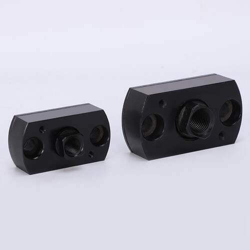 FJCC56810简易型两边平法兰一体浮动接头WHE11M5M6M8M10M12M1618