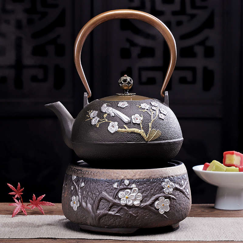 电陶炉煮茶器铁壶煮茶壶玻璃家用功夫茶具套装泡茶壶煮茶炉煮水壶
