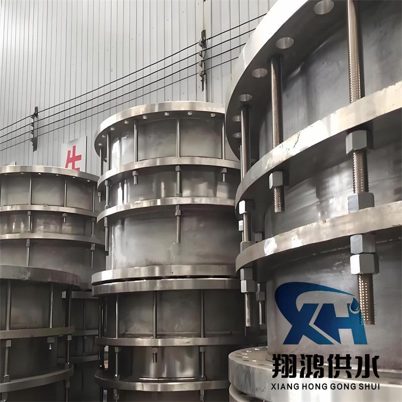 双法兰蒸汽不锈钢伸缩接头 防拉脱管道伸缩器 /管道限位伸缩节