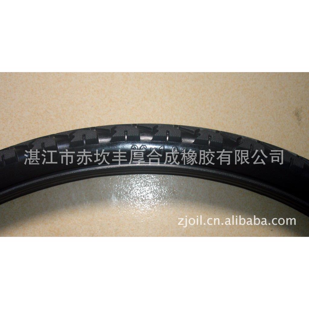 新款直销山地车自行车免充气轮胎实心轻质弹力轮胎26X1.95(1.50)