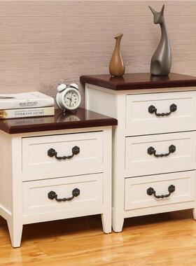 北欧卧室小床头柜简约现代储物柜长40*30cm高42/54cm整装床头边柜