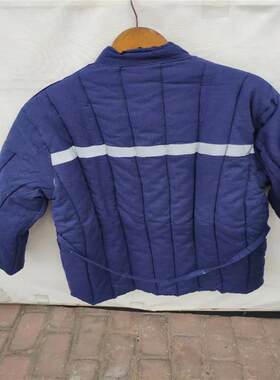 煤矿井下工作清洗方便深蓝色矿工穿棉服