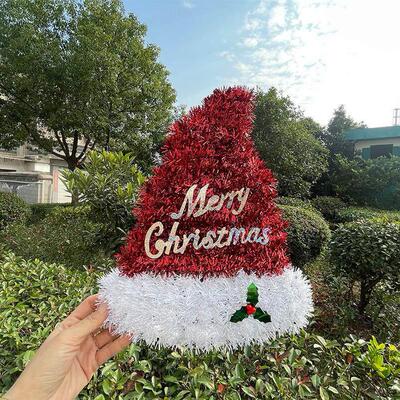 Christmas decoration Top Christmas stocking present tree hat