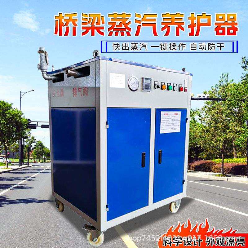 混凝土道路桥梁养护蒸汽机电加热箱梁场养生锅炉蒸汽发生机器
