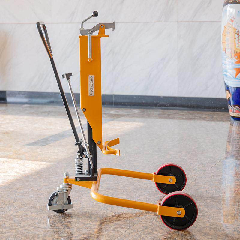 厂家生产DT250油桶车系列 虎力HU-LIFT低放型手动油桶搬运车