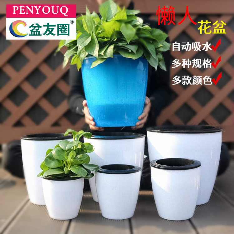 吸水懒人厂家直销树脂大号花瓶