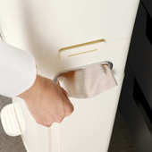 奶油风家用垃圾筒多层分类垃圾桶带盖大干湿分离垃圾箱厨房收纳桶