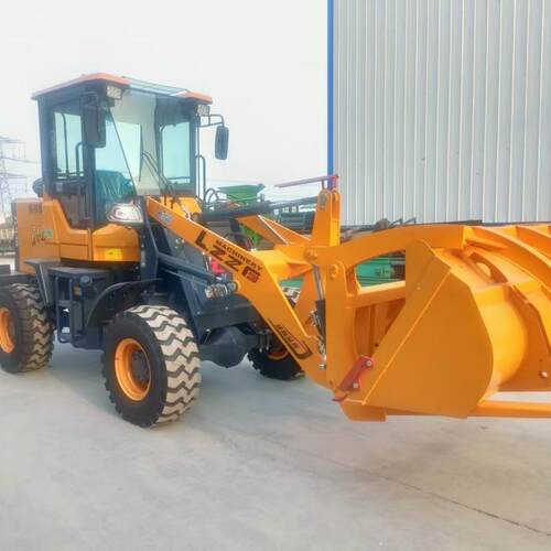 铲车电动铲车牧草运输铲车农用养殖运输装载机