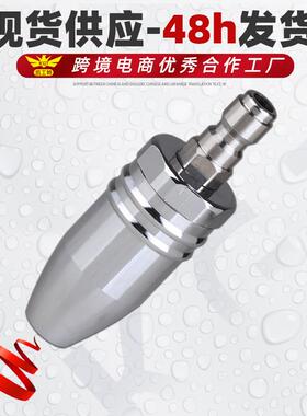 跨境热销陶瓷芯莲花旋转喷头电镀款3600PSI洗车机高压喷嘴配件