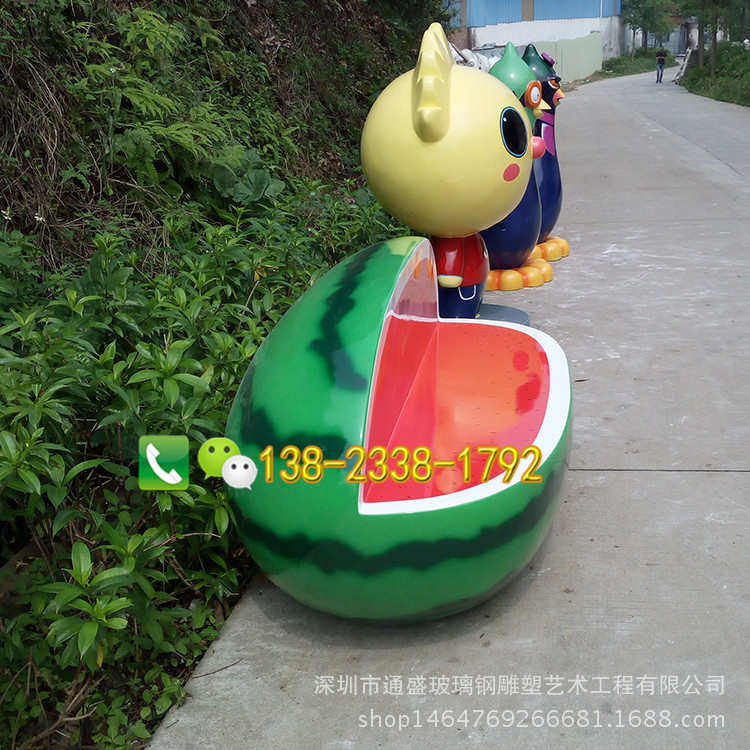 美座椅坐凳休闲商场现货创意玻璃纤维厂家玻璃钢陈水果椅雕塑水果