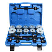 27件汽车通用胶套更换工具铁套后桥下摆臂帽式 支臂拆卸 衬套拆装