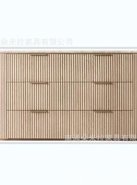 RH美式实木高端豪华别墅卧室斗柜抽屉柜梳妆台储物柜收纳柜