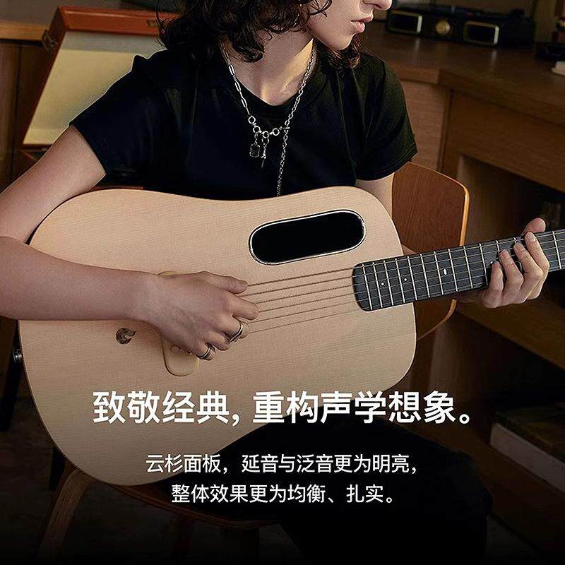 拿火智能吉他lava me4 单板电箱男女生初学者旅行36/41寸木吉他