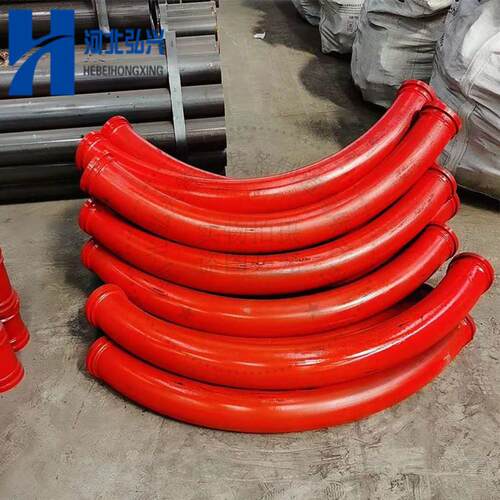拖泵加厚弯管 DN125R500*90°泵管大弯 三/一车载泵弯管