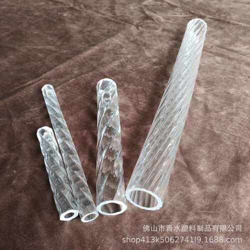 管灯饰透明灯罩pmma装饰高亚克力管空心有机玻璃直径螺纹筒30mm