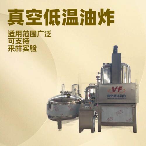 商用果蔬真空低温油炸机秋葵香蕉片油炸设备vf香菇脆油炸脱水机