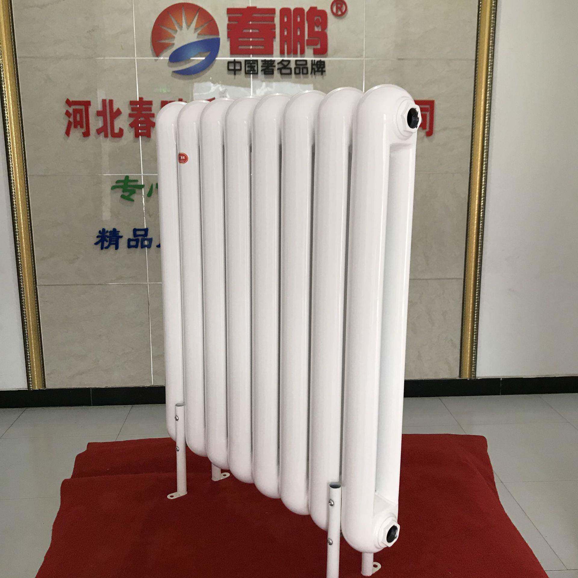 散热器厂家钢制柱式60*30圆头钢二柱GZ206工程家用水电暖气片